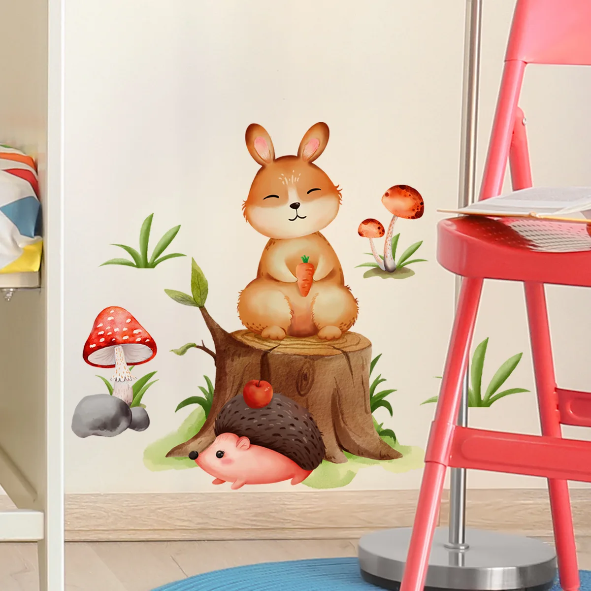 Cartoon Animal Mushroom Kindergarten Pvc Material Self-Adhesive Wall Stickers Wall Decor Home Accessories Wallpaper
Cartoon Animal Mushroom Kindergarten Pvc Material Self-Adhesive Wall Stickers Wall Decor Home Accessories Wallpaper