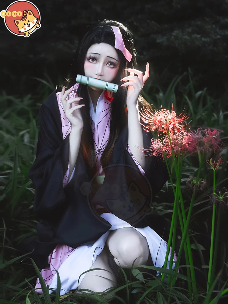 Demon Slayer Kamado Nezuko cosplay Anime Kimetsu no Yaiba Nezuko Cosplay Shoes Wig Tooth Mouth Stick Adult Woman Cosplay Costume
Demon Slayer Kamado Nezuko cosplay Anime Kimetsu no Yaiba Nezuko Cosplay Shoes Wig Tooth Mouth Stick Adult Woman Cosplay Costume
