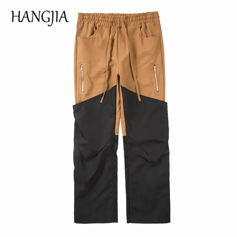 Retro Vibe Black Stitching Breasted Cargo Micro Flared Pants Hip Hop Patchwork Tooling Casual Micro-horn Men and Women Trousers
Retro Vibe Black Stitching Breasted Cargo Micro Flared Pants Hip Hop Patchwork Tooling Casual Micro-horn Men and Women Trousers