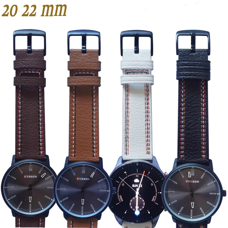 20mm 22mm Cow Leather Band For Samsung Watch 4/Classic 45/40mm/46mm bracelet Amazfit GTS/2 47mm/bip Galaxy watch Active 2 strap
20mm 22mm Cow Leather Band For Samsung Watch 4/Classic 45/40mm/46mm bracelet Amazfit GTS/2 47mm/bip Galaxy watch Active 2 strap