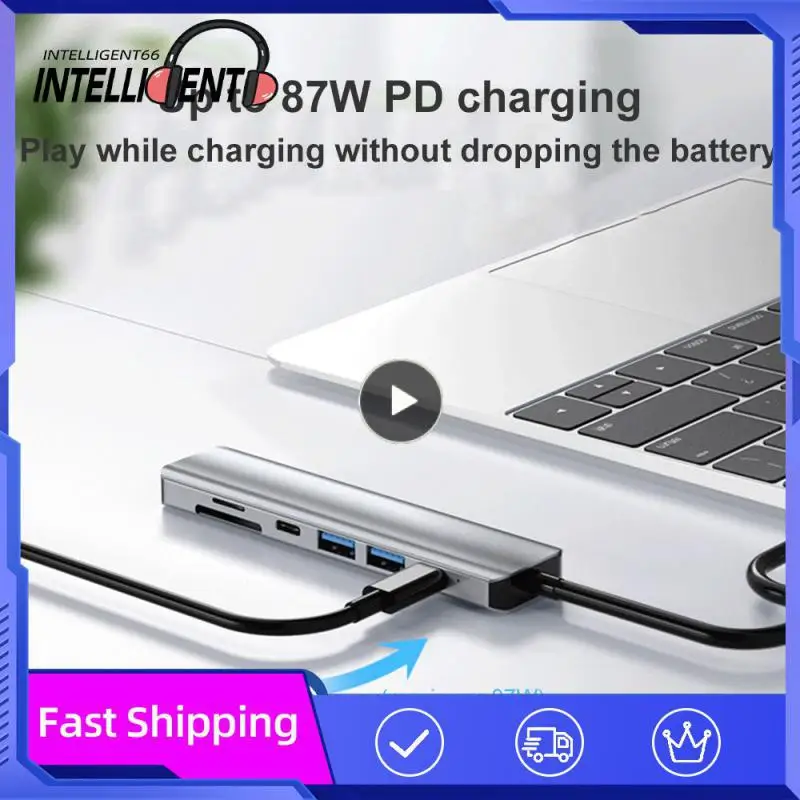 480mbps Type C Hub With Tf Sd Reader Slot Type C Usb Hub HDMI-compatible HDMI-compatible 4k 30hz Type-c Expansion Dock 87w 
480mbps Type C Hub With Tf Sd Reader Slot Type C Usb Hub HDMI-compatible HDMI-compatible 4k 30hz Type-c Expansion Dock 87w