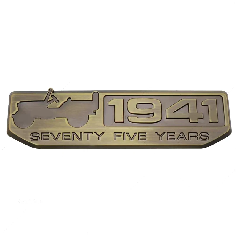 1 шт. 1941 наклейка для направляющих Jeep Wrangler, наклейки на 75-летие, наклейки на тело
1 шт. 1941 наклейка для направляющих Jeep Wrangler, наклейки на 75-летие, наклейки на тело