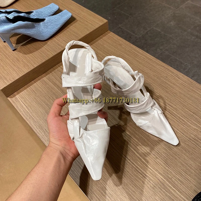 Сандалии женские с острым носком, мягкая кожа, высокий каблук 3 см, 9 см, туфли-лодочки в римском стиле, Подарочная обувь для женщин, лето 2022
Сандалии женские с острым носком, мягкая кожа, высокий каблук 3 см, 9 см, туфли-лодочки в римском стиле, Подарочная обувь для женщин, лето 2022