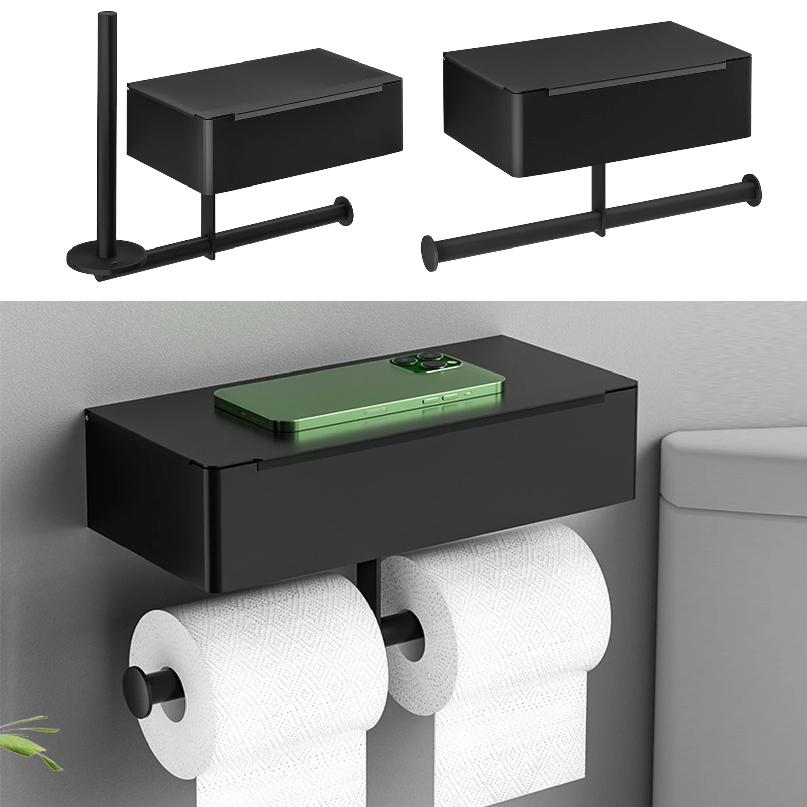 Self Adhesive Toilet Paper Holder Double Roll Paper Towel Holder Stainless Steel Toilet Paper Dispenser With Storage For
Self Adhesive Toilet Paper Holder Double Roll Paper Towel Holder Stainless Steel Toilet Paper Dispenser With Storage For
