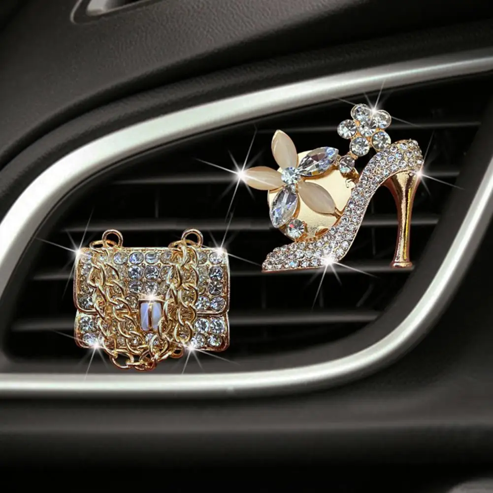 2Pcs Car Air Vent Clips Stylish Sparkling Rhinestone High Heel Car Air Conditioning Outlet Clip Car Interior Decoration
2Pcs Car Air Vent Clips Stylish Sparkling Rhinestone High Heel Car Air Conditioning Outlet Clip Car Interior Decoration