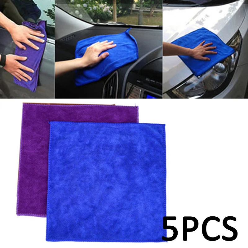 5pcs Soft Microfiber Clean Towels Wash Cloth Car Auto Care Household Cleaning Tools For Auto Washing Drying And Polishing
5pcs Soft Microfiber Clean Towels Wash Cloth Car Auto Care Household Cleaning Tools For Auto Washing Drying And Polishing