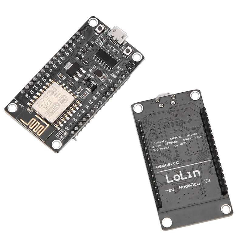10 шт. Новый беспроводной модуль CH340 Nodemcu V3 Lua WIFI Интернет вещей макетная плата на основе ESP8266
10 шт. Новый беспроводной модуль CH340 Nodemcu V3 Lua WIFI Интернет вещей макетная плата на основе ESP8266