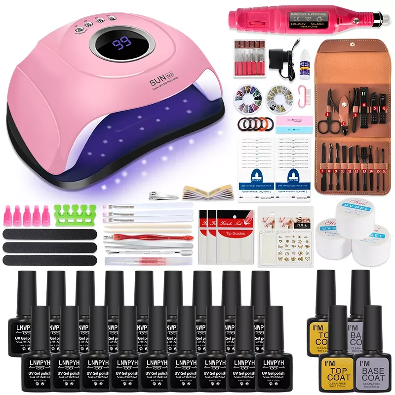 Art Set Gel Nail Polish Kit Nail Art Tool Nail Clippers Cuticle Manicure Set Tools Nail Care Grooming Kit Nail Clipper Set
Art Set Gel Nail Polish Kit Nail Art Tool Nail Clippers Cuticle Manicure Set Tools Nail Care Grooming Kit Nail Clipper Set
