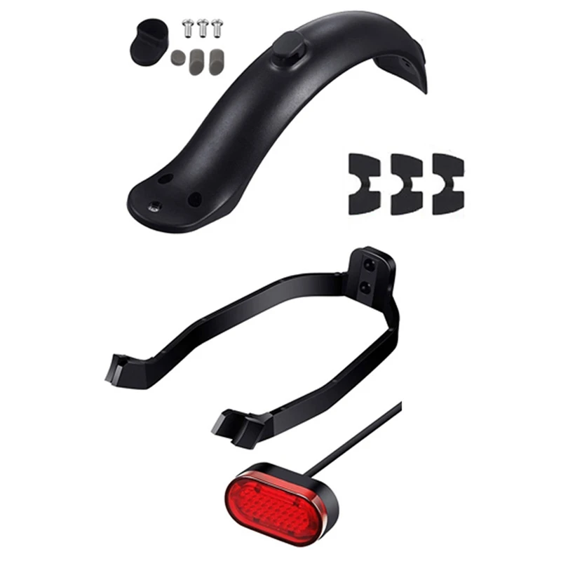2X Rear Mudguard And Bracket Accessory With Taillight For Xiaomi M365/M365 Pro Scooter With Screws And Screw Caps
2X Rear Mudguard And Bracket Accessory With Taillight For Xiaomi M365/M365 Pro Scooter With Screws And Screw Caps