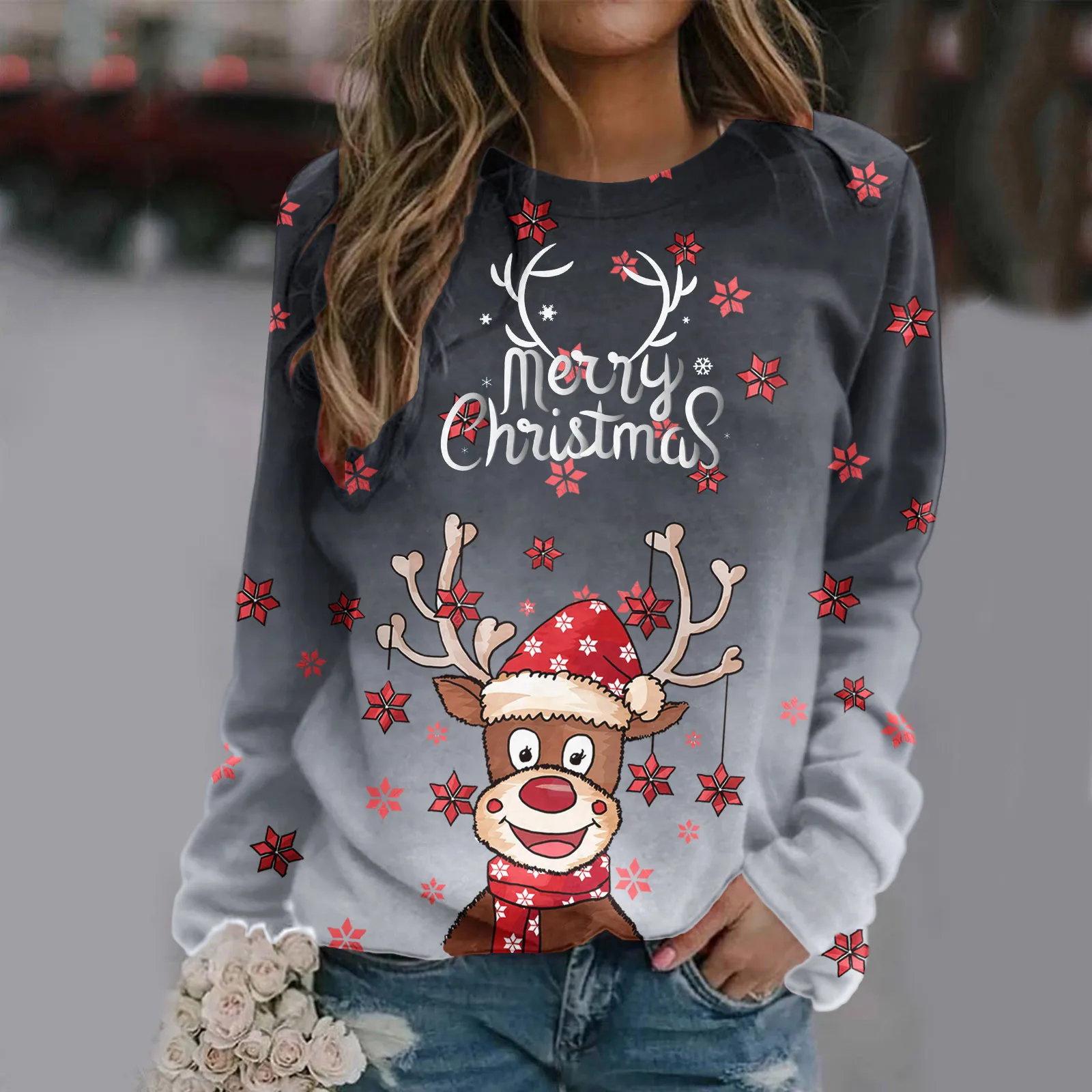 Fashion Sweatshirt For Womens Merry Christmas Print O Neck Sweatshirt Round Neck Fit Striped Zip up Striped Zip up Hoodie
Fashion Sweatshirt For Womens Merry Christmas Print O Neck Sweatshirt Round Neck Fit Striped Zip up Striped Zip up Hoodie