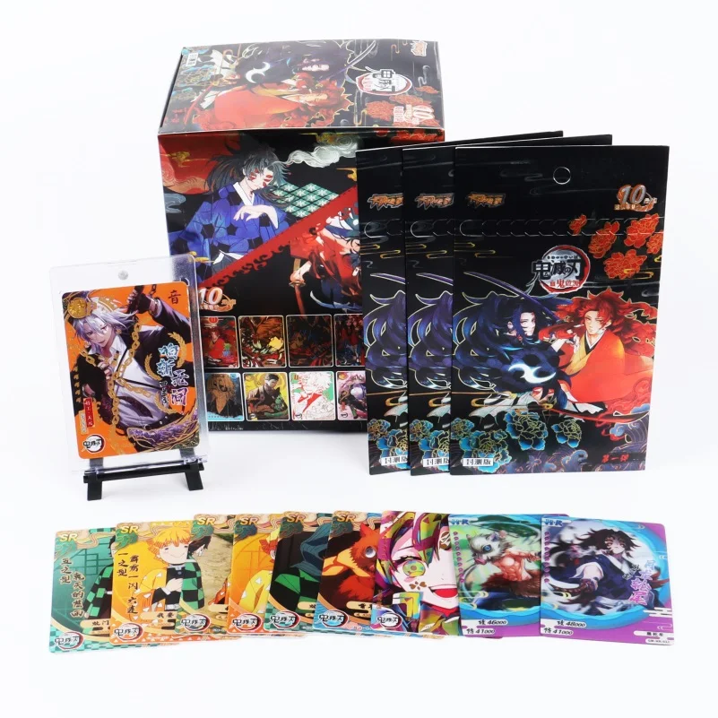 Demon Slayer Cards Anime Full Set Of Character Collection SSP TSR HR GPR GR Card Toy Gift
Demon Slayer Cards Anime Full Set Of Character Collection SSP TSR HR GPR GR Card Toy Gift