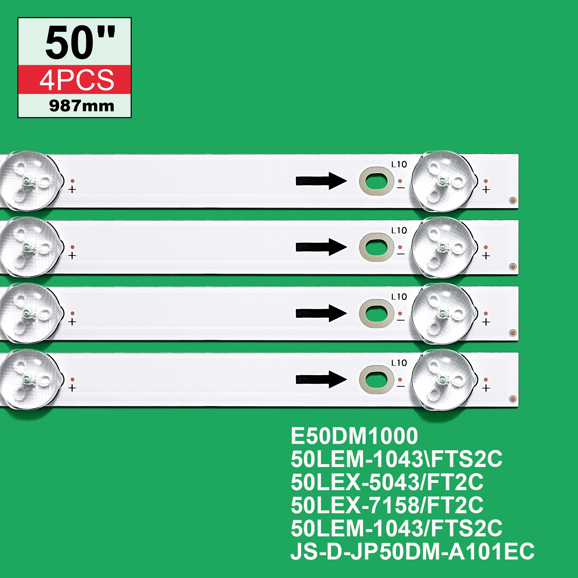 NEWLED Backlight strip 10lamp For K50DLJ10US D50-M30 v500dj6-qe1 JS-D-JP50DM-101EC (81112) A101EC (80510) RC50B19S-4KSM MS-L2608
NEWLED Backlight strip 10lamp For K50DLJ10US D50-M30 v500dj6-qe1 JS-D-JP50DM-101EC (81112) A101EC (80510) RC50B19S-4KSM MS-L2608