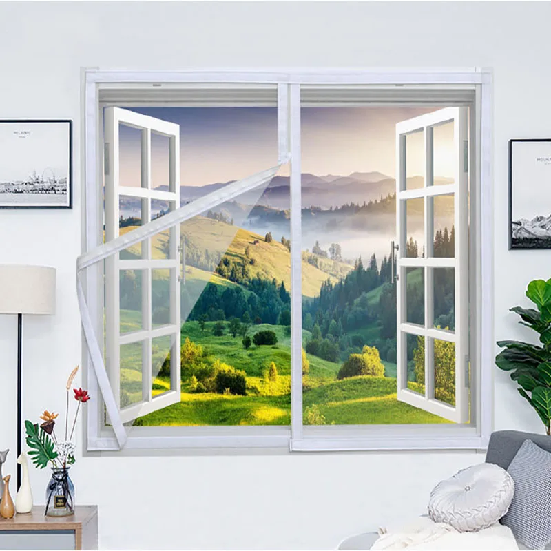 White Insect Window Screen Zipper Open Close Self-Adhesive Mosquito-Proof Net Curtain Mesh Invisible Customizable Economic
White Insect Window Screen Zipper Open Close Self-Adhesive Mosquito-Proof Net Curtain Mesh Invisible Customizable Economic