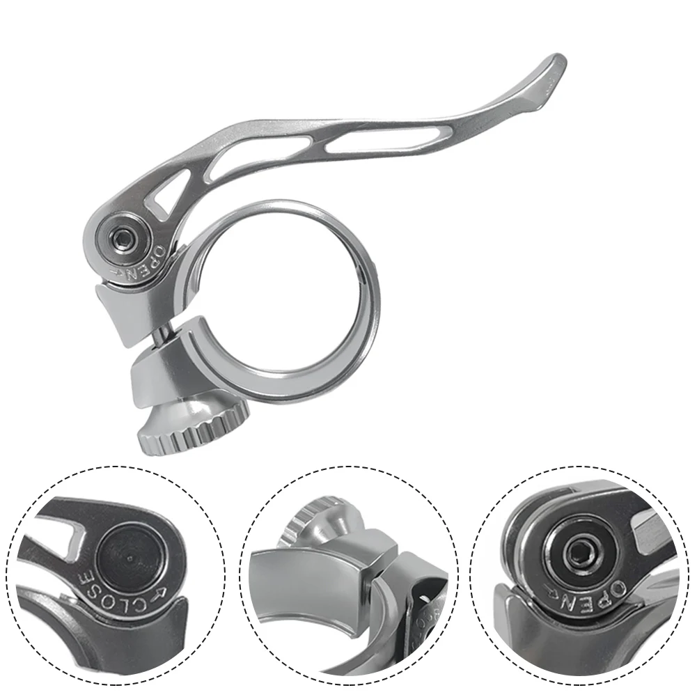 Bicycle Seatpost Clamp 34.9mm MTB Seat Tube Clamp Bike Saddle Quick Release Pipe Holder Aluminium Alloy Cycling Accessories
Bicycle Seatpost Clamp 34.9mm MTB Seat Tube Clamp Bike Saddle Quick Release Pipe Holder Aluminium Alloy Cycling Accessories