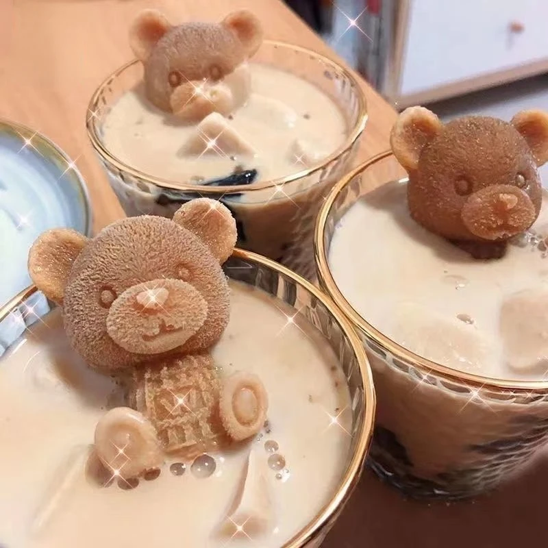 3D Ice Cube Maker Little Teddy Bear Shape Chocolate Cake Mould Tray Ice Cream DIY Tool Whiskey Wine Cocktail Silicone Mold
3D Ice Cube Maker Little Teddy Bear Shape Chocolate Cake Mould Tray Ice Cream DIY Tool Whiskey Wine Cocktail Silicone Mold