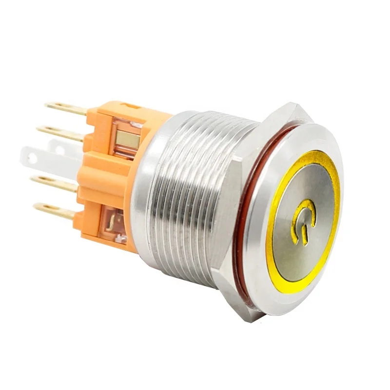 ONEGOL Industry Top Manufacturer 22MM Large Current 5 A Metal Push Button Switch
ONEGOL Industry Top Manufacturer 22MM Large Current 5 A Metal Push Button Switch