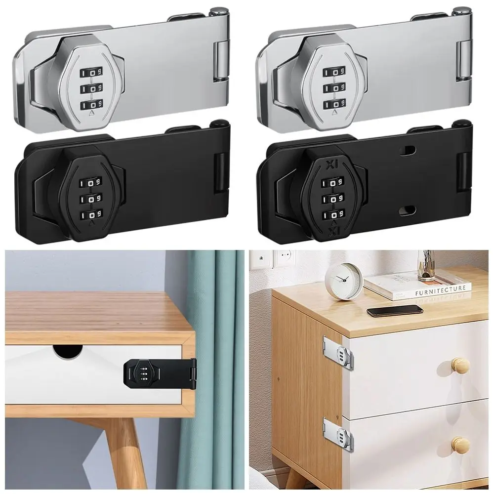 

Anti-Theft 3 Digit Coded Home Security Cabinet Password Locks Window Stoppers Coded Lock Combination Coded Lock