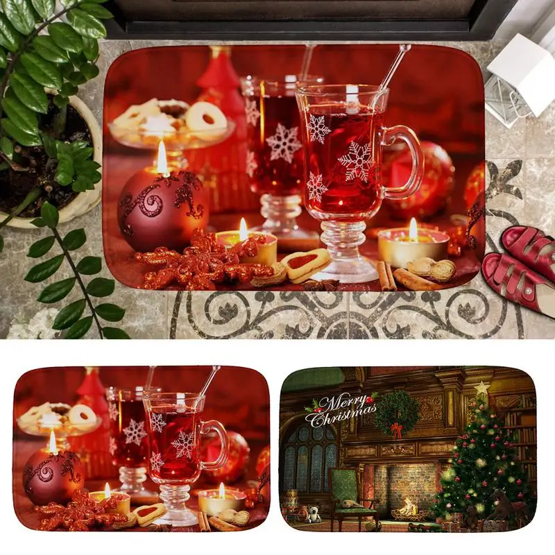 Merry Christmas Welcome Doormat Washable Winter Holiday Season Entrance Doormat With Non Slip Back Front Porch Rugs for Indoor
Merry Christmas Welcome Doormat Washable Winter Holiday Season Entrance Doormat With Non Slip Back Front Porch Rugs for Indoor
