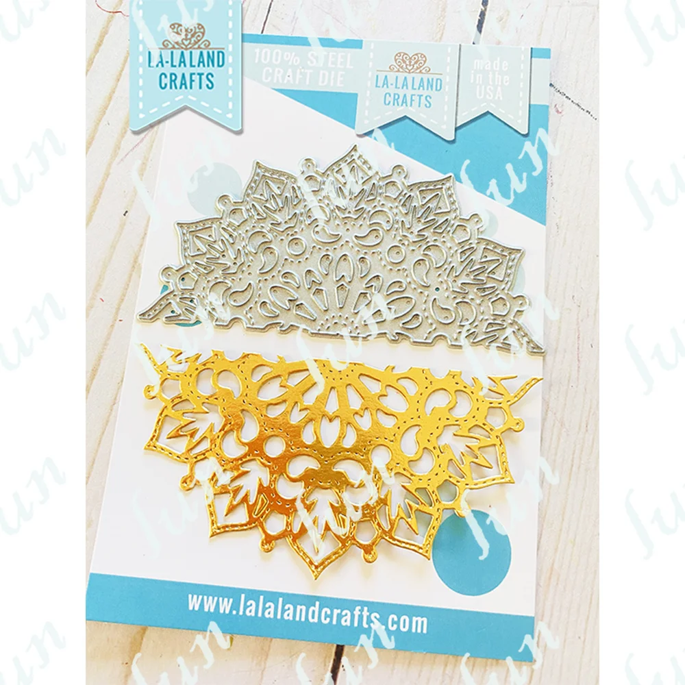 Half Mandala Molds 2022 New Metal Cutting Dies Diy Scrapbooking Photo Album Decorative Reusable Embossing Paper Cards Crafts Die
Half Mandala Molds 2022 New Metal Cutting Dies Diy Scrapbooking Photo Album Decorative Reusable Embossing Paper Cards Crafts Die