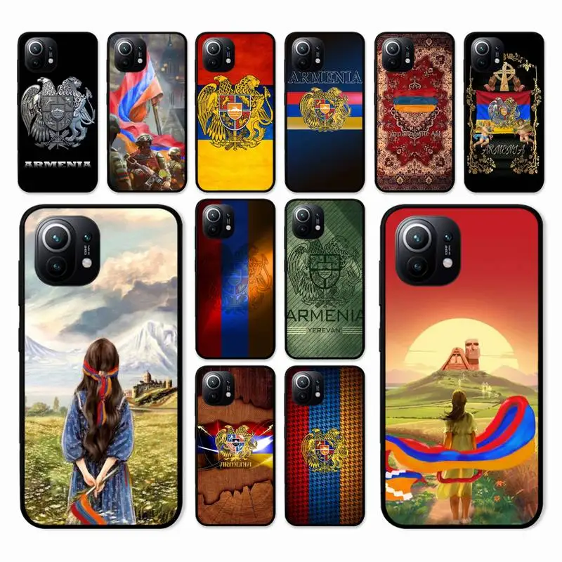

Armenia Armenians Flag Phone Case for Xiaomi mi 5 6 8 9 10 lite pro SE Mix 2s 3 F1 Max2 3 coque