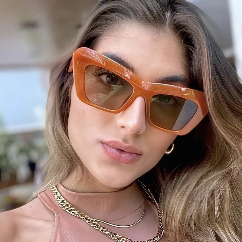 Солнцезащитные очки «кошачий глаз» женские, винтажные Роскошные брендовые солнечные очки, UV400, 2022 
Солнцезащитные очки «кошачий глаз» женские, винтажные Роскошные брендовые солнечные очки, UV400, 2022