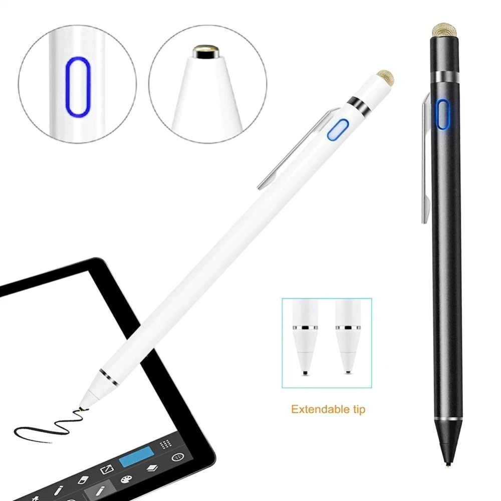Universal Capacitive Active Stylus Touch Screen Pen Smart For IOS/Android Phone Tablet Stylus Touch Drawing Tablet Smartphone 
Universal Capacitive Active Stylus Touch Screen Pen Smart For IOS/Android Phone Tablet Stylus Touch Drawing Tablet Smartphone