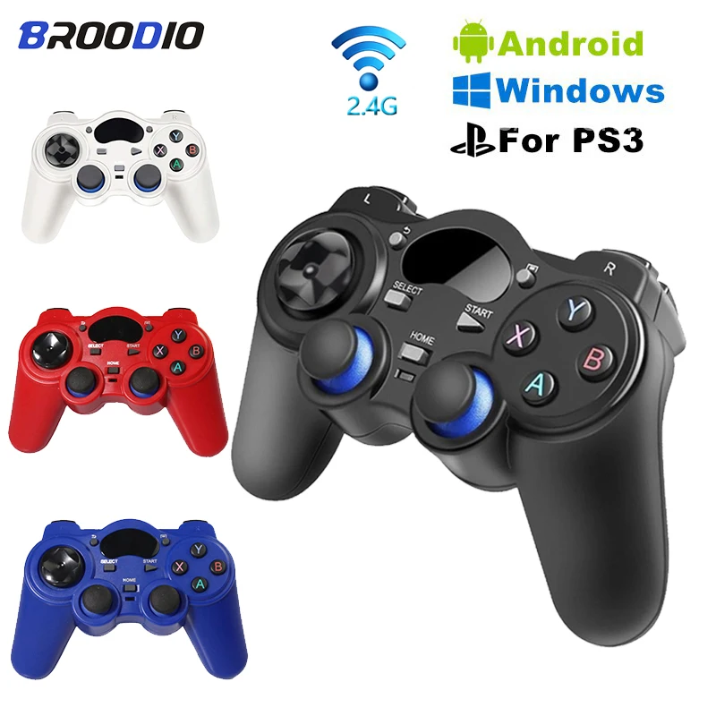 

2.4G Wireless Game Controller Gamepad With USB OTG Converter For PS3/Android/Table/TV Box/Smart TV PC Gaming Controller Gamepads
