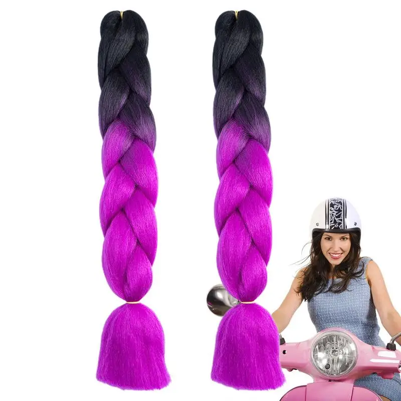 Шлемы с оплеткой, украшение из искусственных волос, косички с присоской, многоразовые, для мотоциклов, скейтбордов и 
Шлемы с оплеткой, украшение из искусственных волос, косички с присоской, многоразовые, для мотоциклов, скейтбордов и