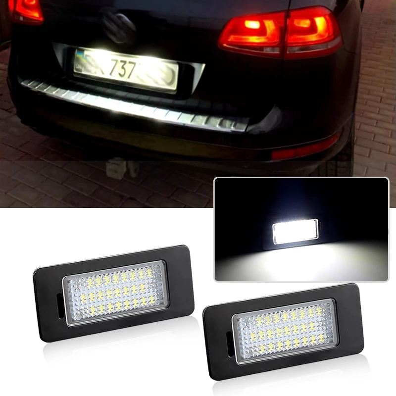 Фонарь для номерного знака для VW Golf Mk6 Mk7 Plus Jetta MK6 Passat B6 B7 Polo Touareg Mk2 Tiguan Touran Sharan, 2 шт. 
Фонарь для номерного знака для VW Golf Mk6 Mk7 Plus Jetta MK6 Passat B6 B7 Polo Touareg Mk2 Tiguan Touran Sharan, 2 шт.