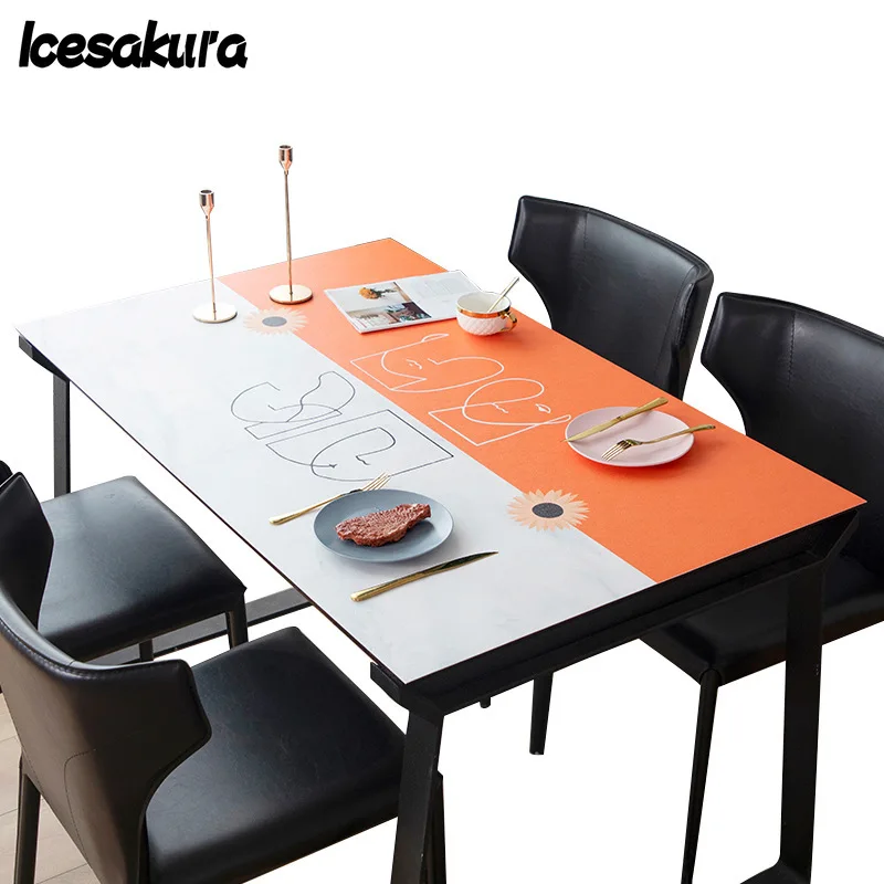 Rectangle table Tablecloth Leather table mat custom made Waterproof tablecloth wooden table protector table party Decor cover
Rectangle table Tablecloth Leather table mat custom made Waterproof tablecloth wooden table protector table party Decor cover