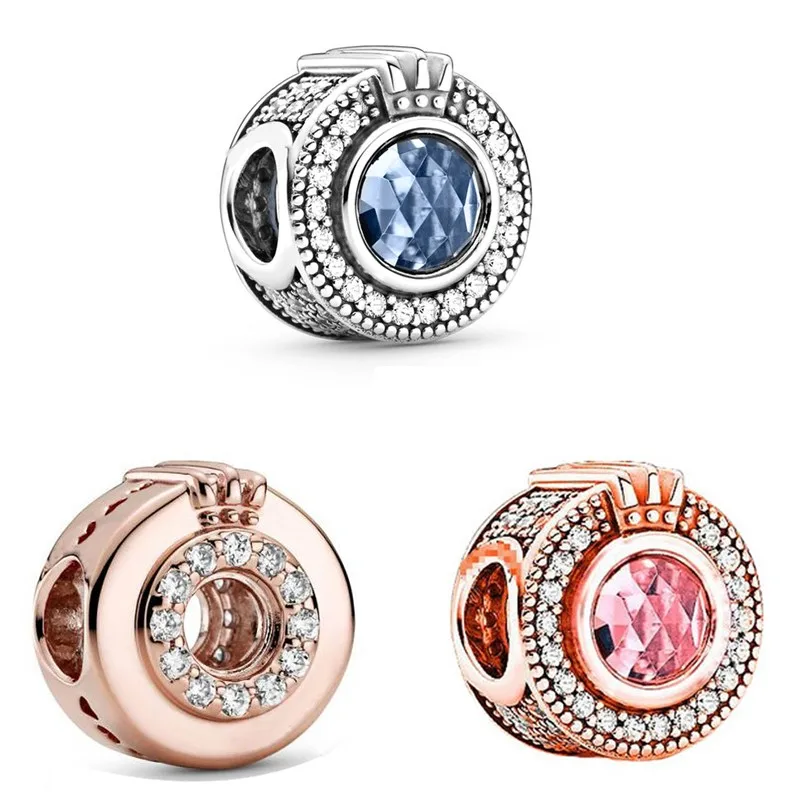Original Rose Gold Sparkling Blue & Pink Crown O With Crystal Charm Fit Pandora 925 Sterling Silver Bracelet Bangle Diy Jewelry
Original Rose Gold Sparkling Blue & Pink Crown O With Crystal Charm Fit Pandora 925 Sterling Silver Bracelet Bangle Diy Jewelry