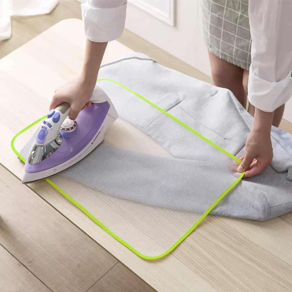 Ironing Board Cover Protective Insulation Against Pressing Pad Ironing Cloth Guard Protective Press Mesh Random Colors
Ironing Board Cover Protective Insulation Against Pressing Pad Ironing Cloth Guard Protective Press Mesh Random Colors