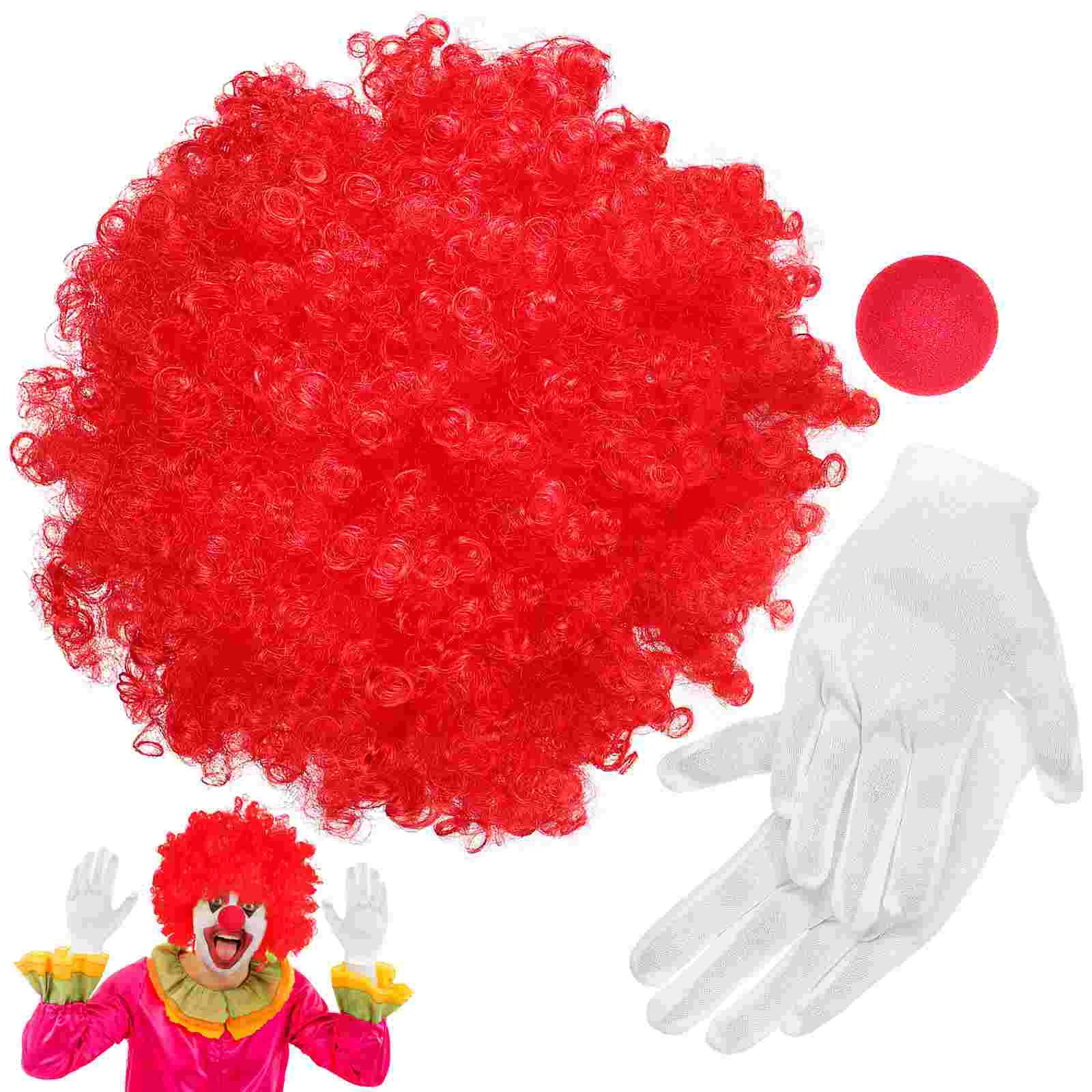 

Реквизит для косплея клоуна 1 комплект перчатки для выступления в носу клоуна аксессуары для костюмированной сцены