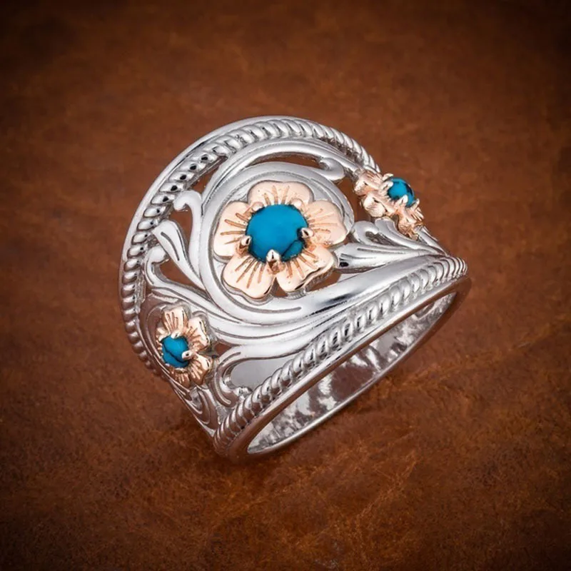 Milangirl Exquisite Vintage Floral White Blue Zircon Hollow Romantic pink flower Rings for Women Temperament Bridal Ring
Milangirl Exquisite Vintage Floral White Blue Zircon Hollow Romantic pink flower Rings for Women Temperament Bridal Ring