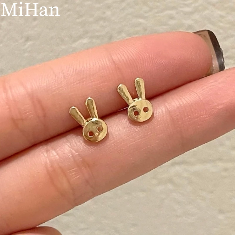 Mihan 925 Silver Needle Cute Jewelry Rabbit Earrings Popular Design Gold Color Mini Stud Earrings For Women Accessories
Mihan 925 Silver Needle Cute Jewelry Rabbit Earrings Popular Design Gold Color Mini Stud Earrings For Women Accessories