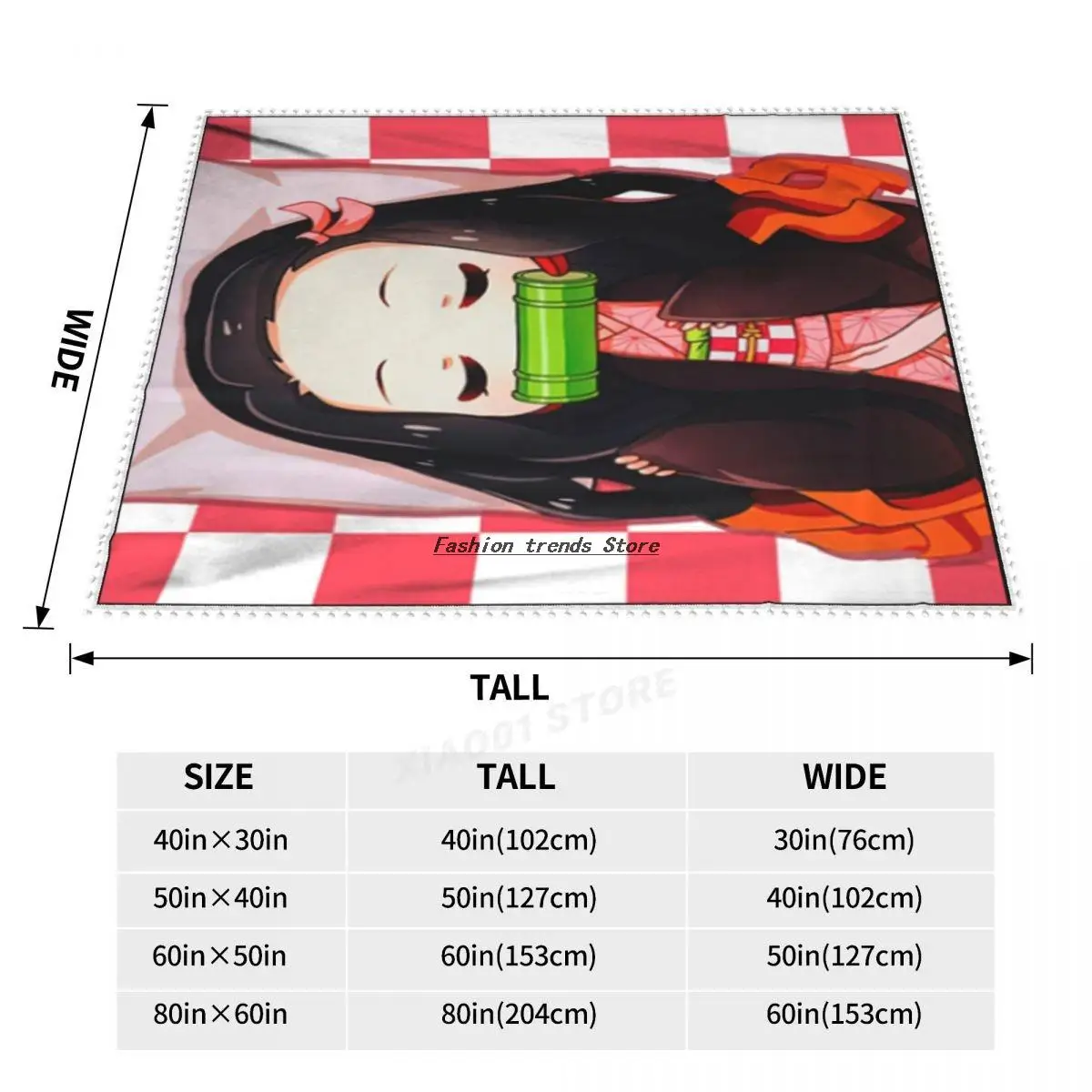 Demon Blade Anime Home Textiles Demon Slayer Kimetsu No Yaiba Kamado Tanjirou Nezuko Double Plush Blanket Bedding
Demon Blade Anime Home Textiles Demon Slayer Kimetsu No Yaiba Kamado Tanjirou Nezuko Double Plush Blanket Bedding