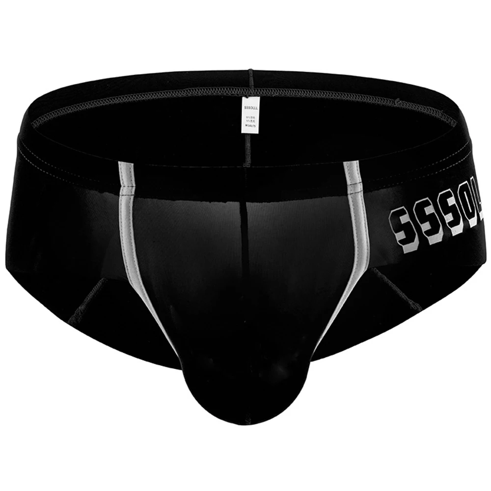 Men Ice Silk Briefs See Though U Convex Pouch Lingerie Underpants Solid High Quality Underwear Sexy Panties Calzoncillos Hombre
Men Ice Silk Briefs See Though U Convex Pouch Lingerie Underpants Solid High Quality Underwear Sexy Panties Calzoncillos Hombre