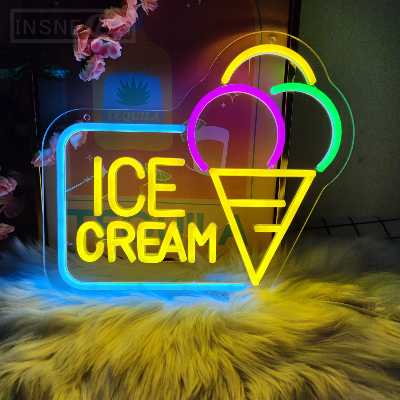 LED Neon Sign Ice Cream Business Advertising LED Signs Shop Store Bar Party Restaurant Wall Decor Neon Sign Room Club Neon Light
LED Neon Sign Ice Cream Business Advertising LED Signs Shop Store Bar Party Restaurant Wall Decor Neon Sign Room Club Neon Light