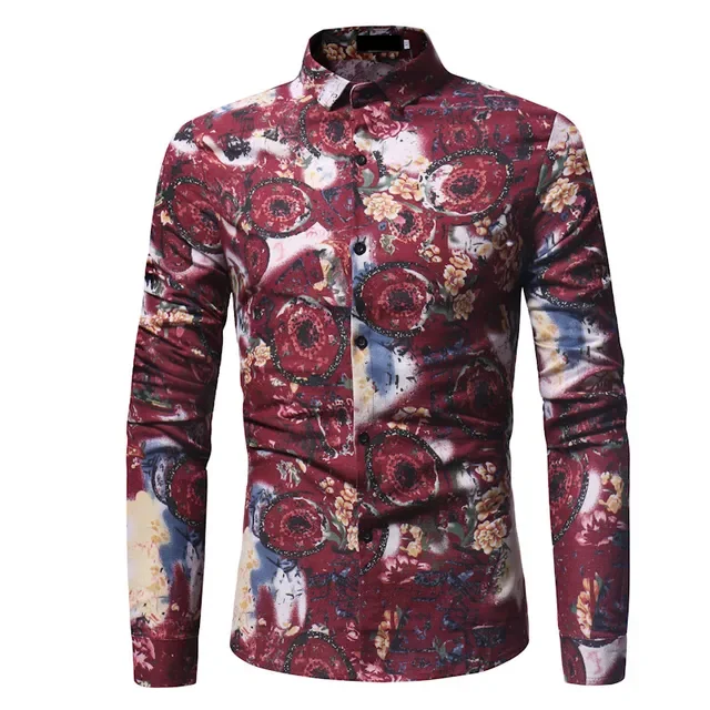 2022NEW New Men's Slim Fit Floral Printed Shirts Male Long Sleeve Casual Business Flower Basic Tops M-3XL
2022NEW New Men's Slim Fit Floral Printed Shirts Male Long Sleeve Casual Business Flower Basic Tops M-3XL