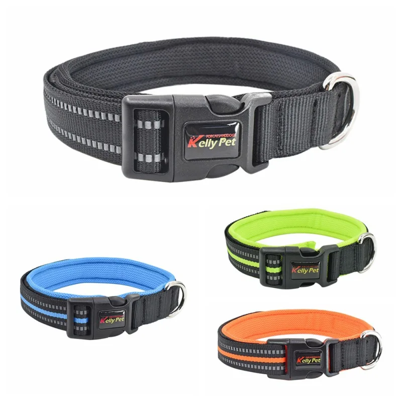 Reflective Dog Collars Pet Silk Collar Soft Durable Breathable Nylon Pet Collars Adjustable For Small Medium Large Dogs
Reflective Dog Collars Pet Silk Collar Soft Durable Breathable Nylon Pet Collars Adjustable For Small Medium Large Dogs