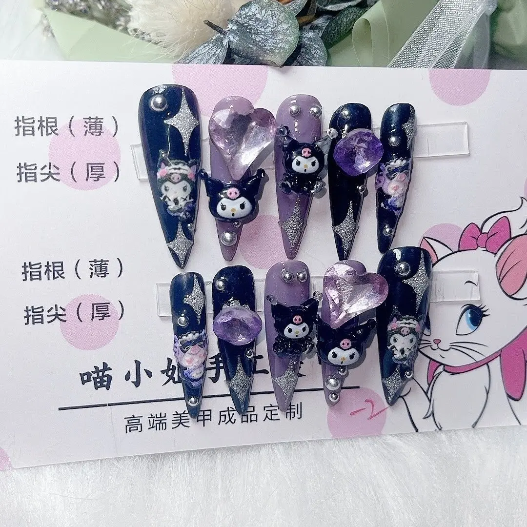 Kawaii Sanrio Nail Patches Kuromi Accessories Cute Beauty Cartoon Anime Y2K Wear Armor Decoration Removable Toys for Girls Gift
Kawaii Sanrio Nail Patches Kuromi Accessories Cute Beauty Cartoon Anime Y2K Wear Armor Decoration Removable Toys for Girls Gift