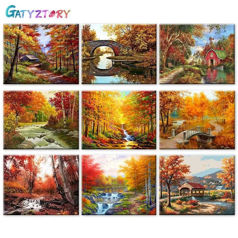 GATYZTORY DIY Pictures By Number Autumn Kits Drawing On Canvas Painting By Numbers Landscape Hand Painted Picture Art Home Decor
GATYZTORY DIY Pictures By Number Autumn Kits Drawing On Canvas Painting By Numbers Landscape Hand Painted Picture Art Home Decor