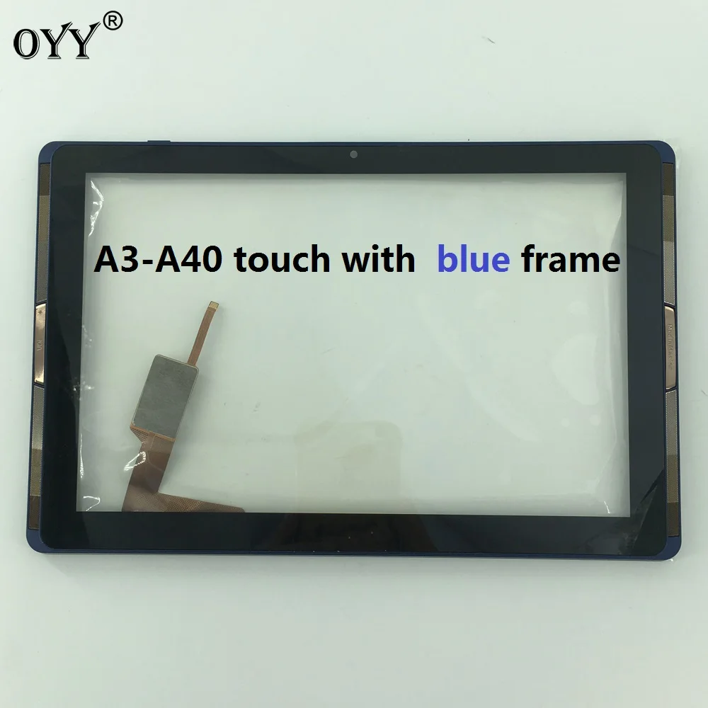

touch Screen Digitizer Glass Panel with blue frame Replacement Parts 10.1" For Acer Iconia Tab 10 A3-A40 Tablet PC Model:A6002