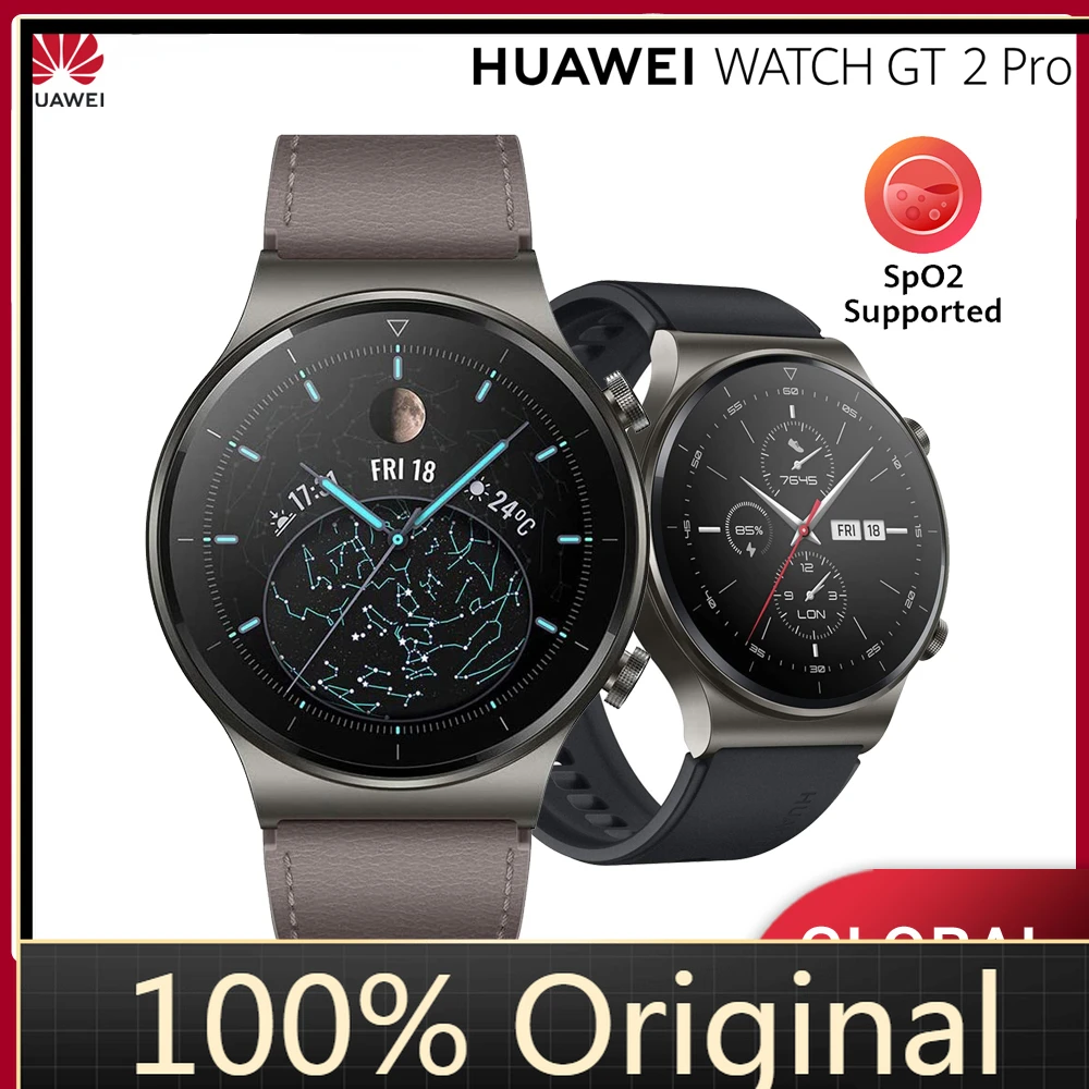 HUAWEI WATCH GT 2 Pro, Smartwatch, Built-in GPS Smart Watch ,14 Days Battery Life, 5 ATM water proof ,Heart Rate Tracker
HUAWEI WATCH GT 2 Pro, Smartwatch, Built-in GPS Smart Watch ,14 Days Battery Life, 5 ATM water proof ,Heart Rate Tracker
