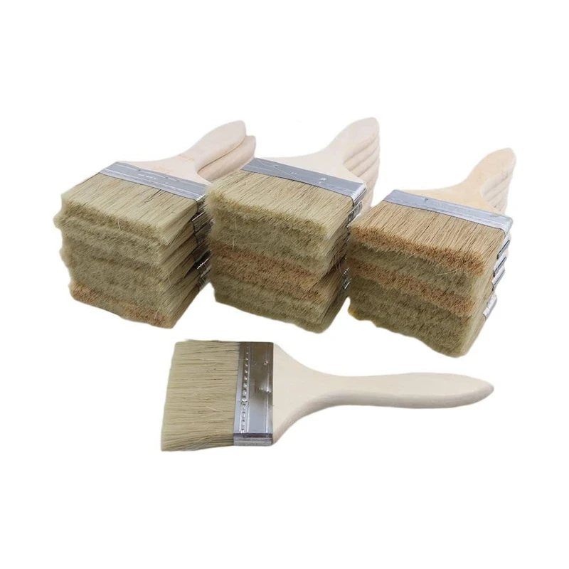 18 Pack of 4 Inch (89mm) Paint Brushes and Chip Paint Brushes for Paint Stains Varnishes Glues and Gesso
18 Pack of 4 Inch (89mm) Paint Brushes and Chip Paint Brushes for Paint Stains Varnishes Glues and Gesso