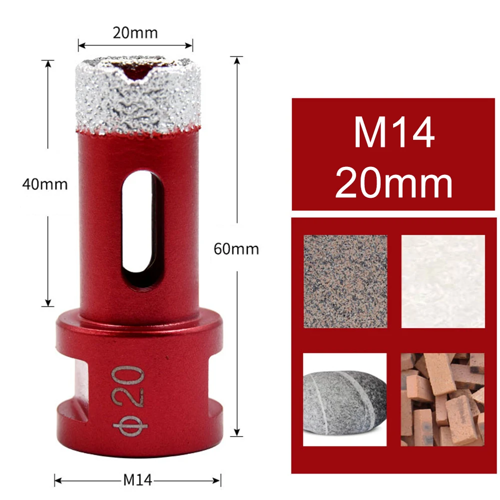 1PC 6-68mm M14 Diamond Drill Core Bits Hole Saw Cut Stone Porcelain Tile Glass For Marble Ceramic Tiles Walls Drill Bits
1PC 6-68mm M14 Diamond Drill Core Bits Hole Saw Cut Stone Porcelain Tile Glass For Marble Ceramic Tiles Walls Drill Bits