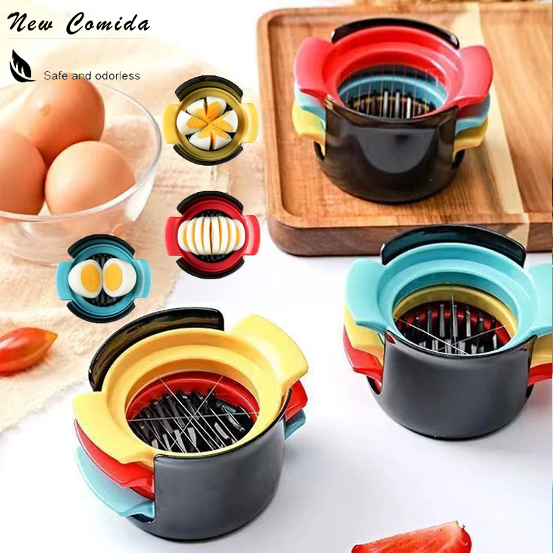 New Kitchen Gadget 4 In 1 Egg Cutter Slicer Tool Stainless Steel Fruit Salad Cutter Kitchen Accessoires Tool De Cuisine For Kids 
New Kitchen Gadget 4 In 1 Egg Cutter Slicer Tool Stainless Steel Fruit Salad Cutter Kitchen Accessoires Tool De Cuisine For Kids