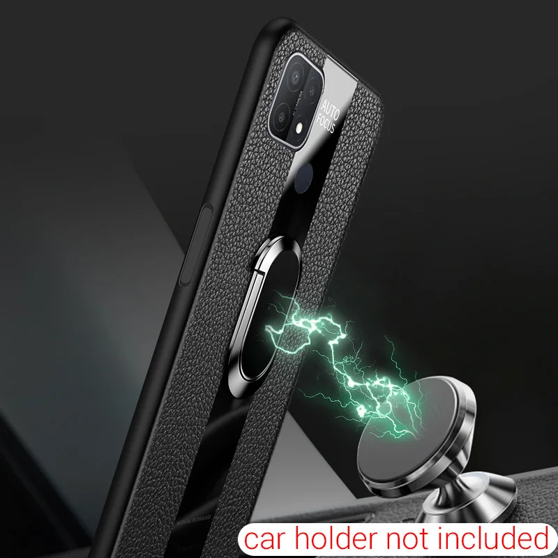 

Realme GT Case For OPPO A15 A32 A53 A52 A72 A92 A55 A72 A92S A93 A95 R15 R17 Pro Reno 5 4 3 2Z Ace Leather Magnetic Stand Cover
