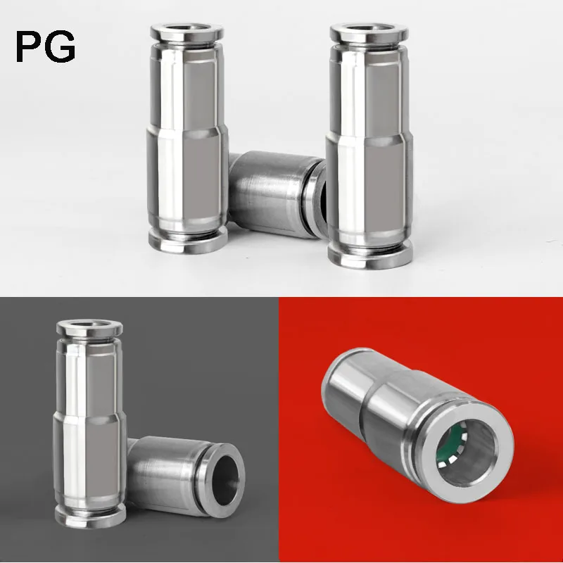 304 Stainless Steel Change Diameter Pipe Fitting Hose Connector Pneumatic Quick Connector PG Air Hose Tube Push in Straight
304 Stainless Steel Change Diameter Pipe Fitting Hose Connector Pneumatic Quick Connector PG Air Hose Tube Push in Straight