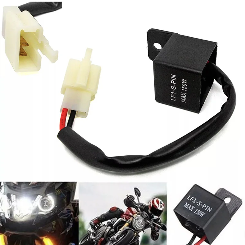 12V 2 Pin Electronic LED Flasher Relay Motorcycle 150W LED Turn Signal Bulbs Hyper Flash Indicator Light Flasher Blinker Relay
12V 2 Pin Electronic LED Flasher Relay Motorcycle 150W LED Turn Signal Bulbs Hyper Flash Indicator Light Flasher Blinker Relay